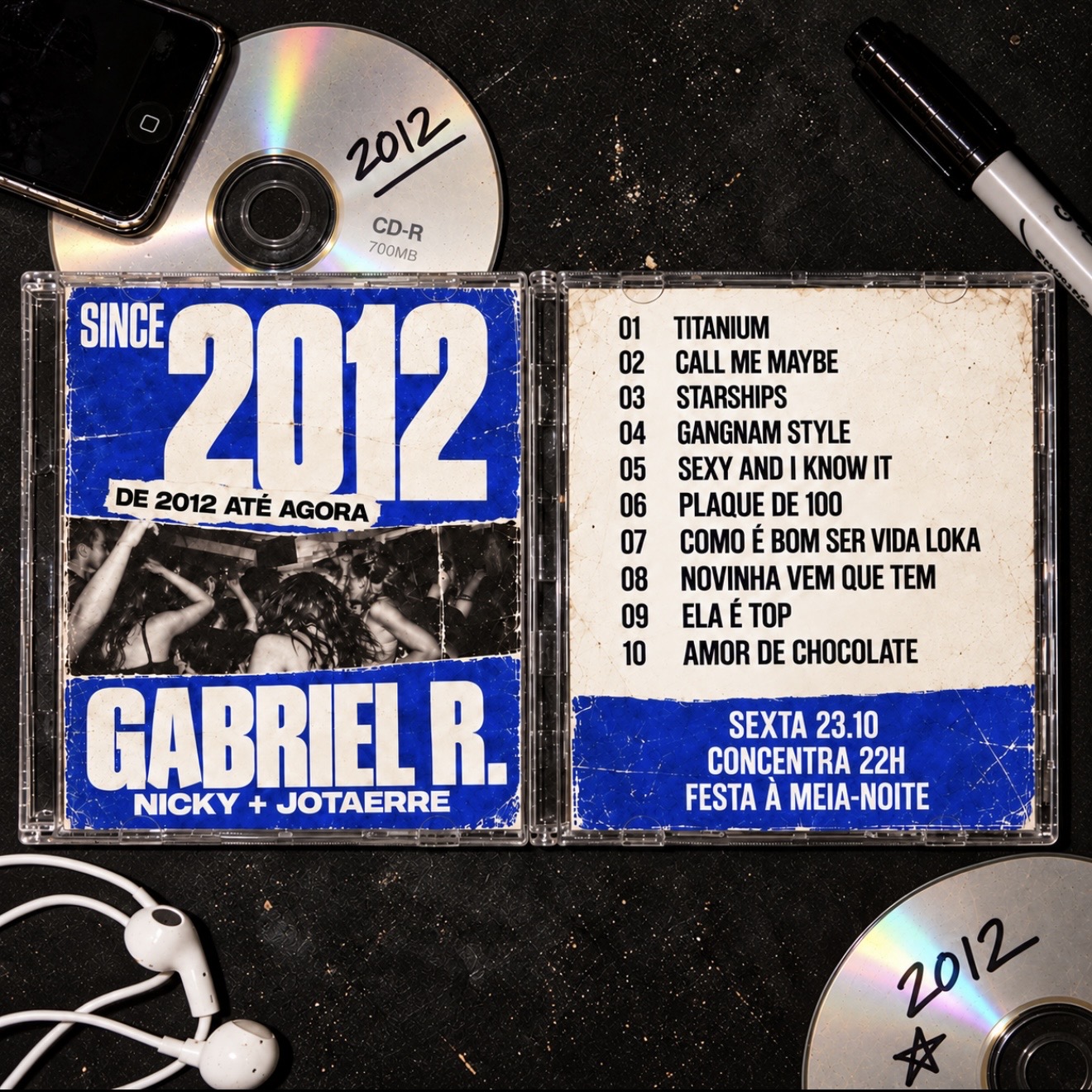 Capa de SINCE 2012 // GABRIEL R // 23.10