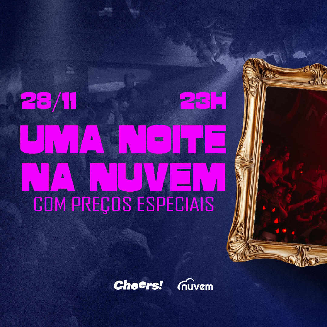 Capa de Uma Noite na Nuvem com PREÇOS ESPECIAIS - 28/11