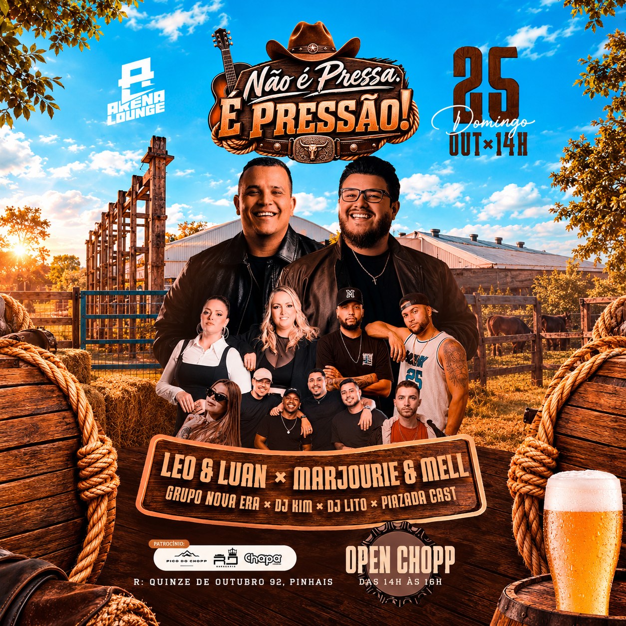 Não É Pressa. É Pressão!