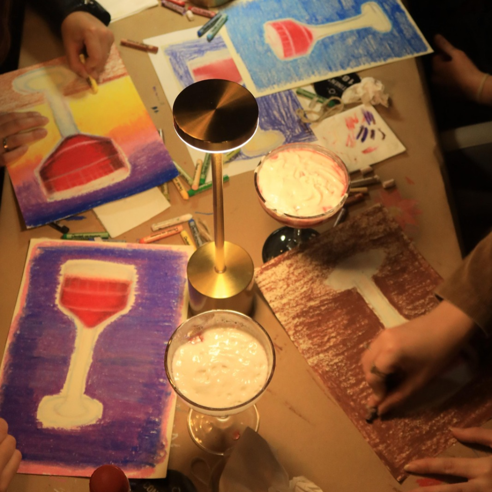 Capa de Paint & Sip: Oficina de cartões de fim de ano
