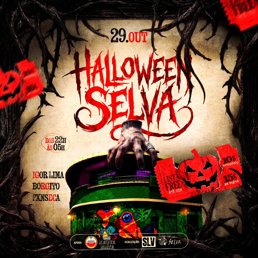 Capa de HALLOWEEN SELVA