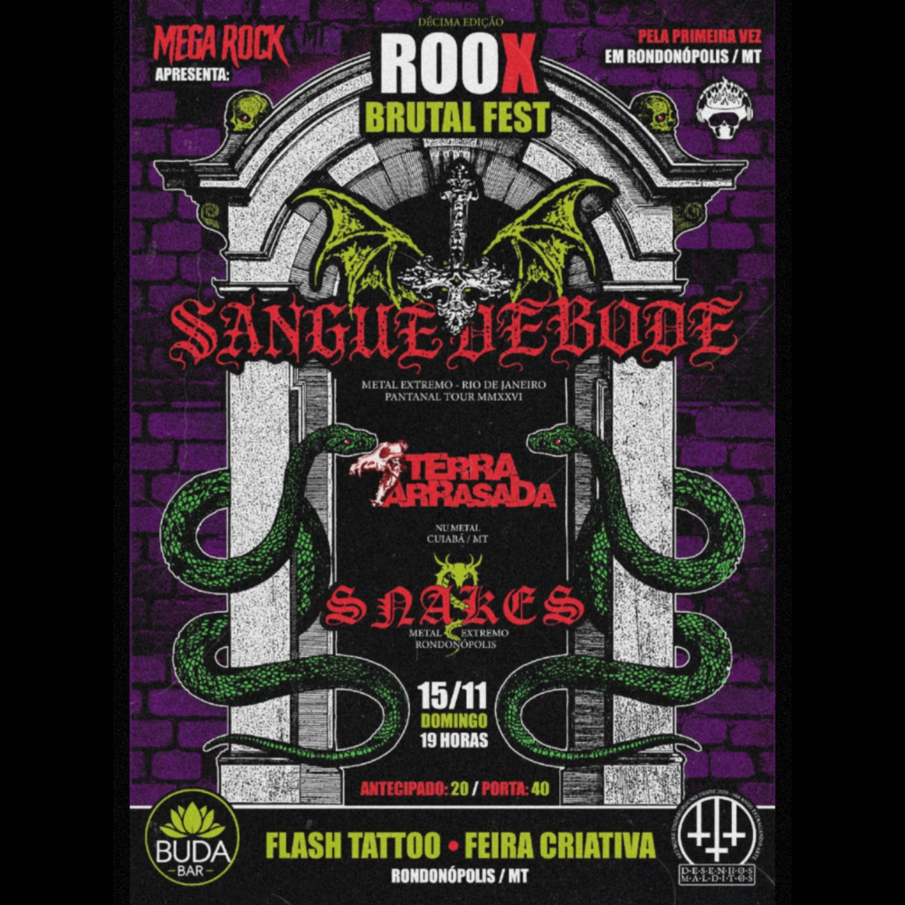 Capa de ROO BRUTAL FEST X