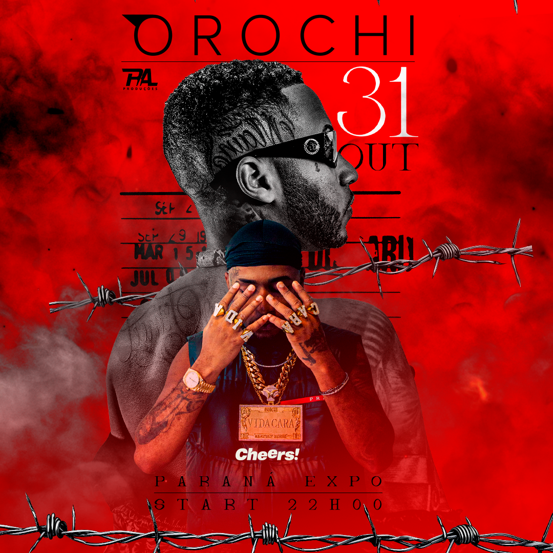 Capa de OROCHI no Paraná Expo dia 31 de outubro