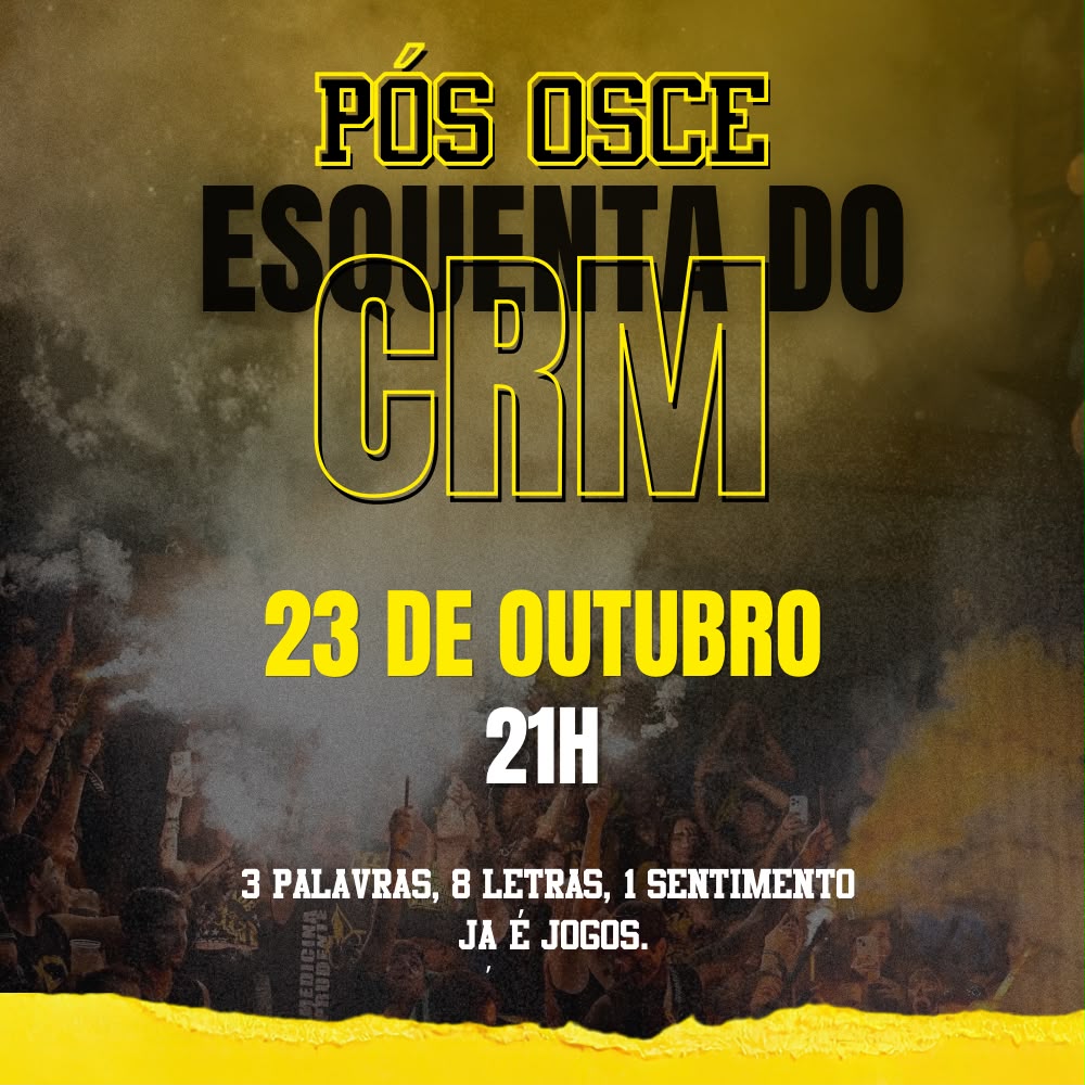 Capa de PÓS OSCE E ESQUENTA DO CRM