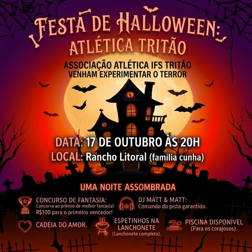 Festa Halloween Tritão