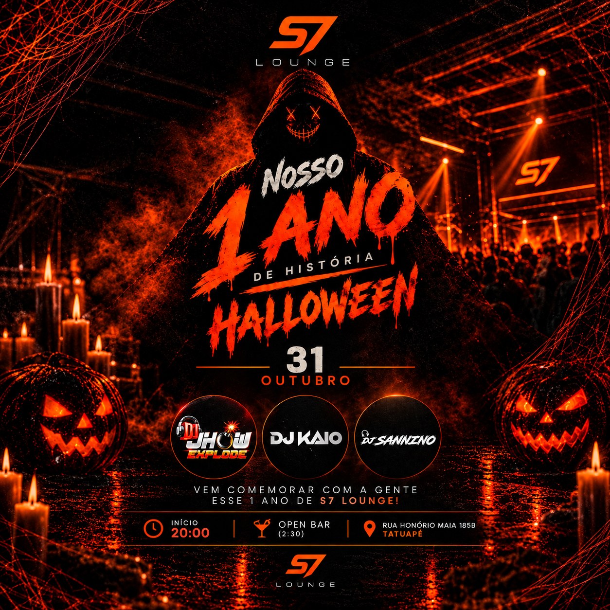 Capa de FESTA DE 1 ANO (HALLOWEEN)