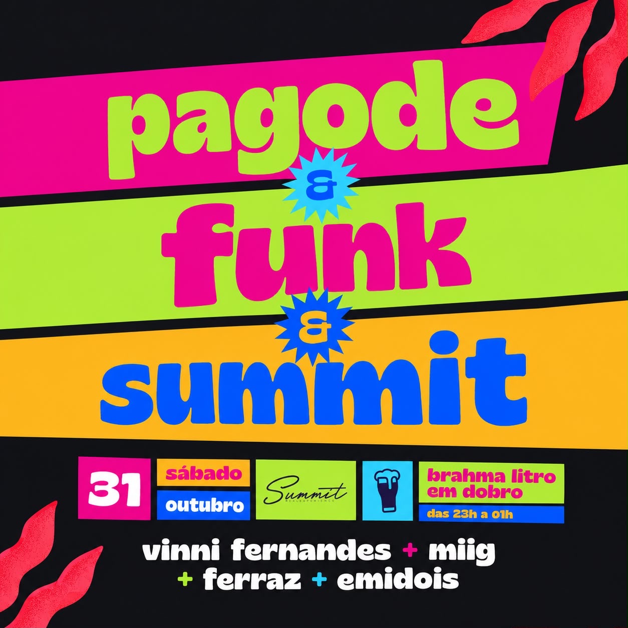 Capa de PAGODE + FUNK + SUMMIT