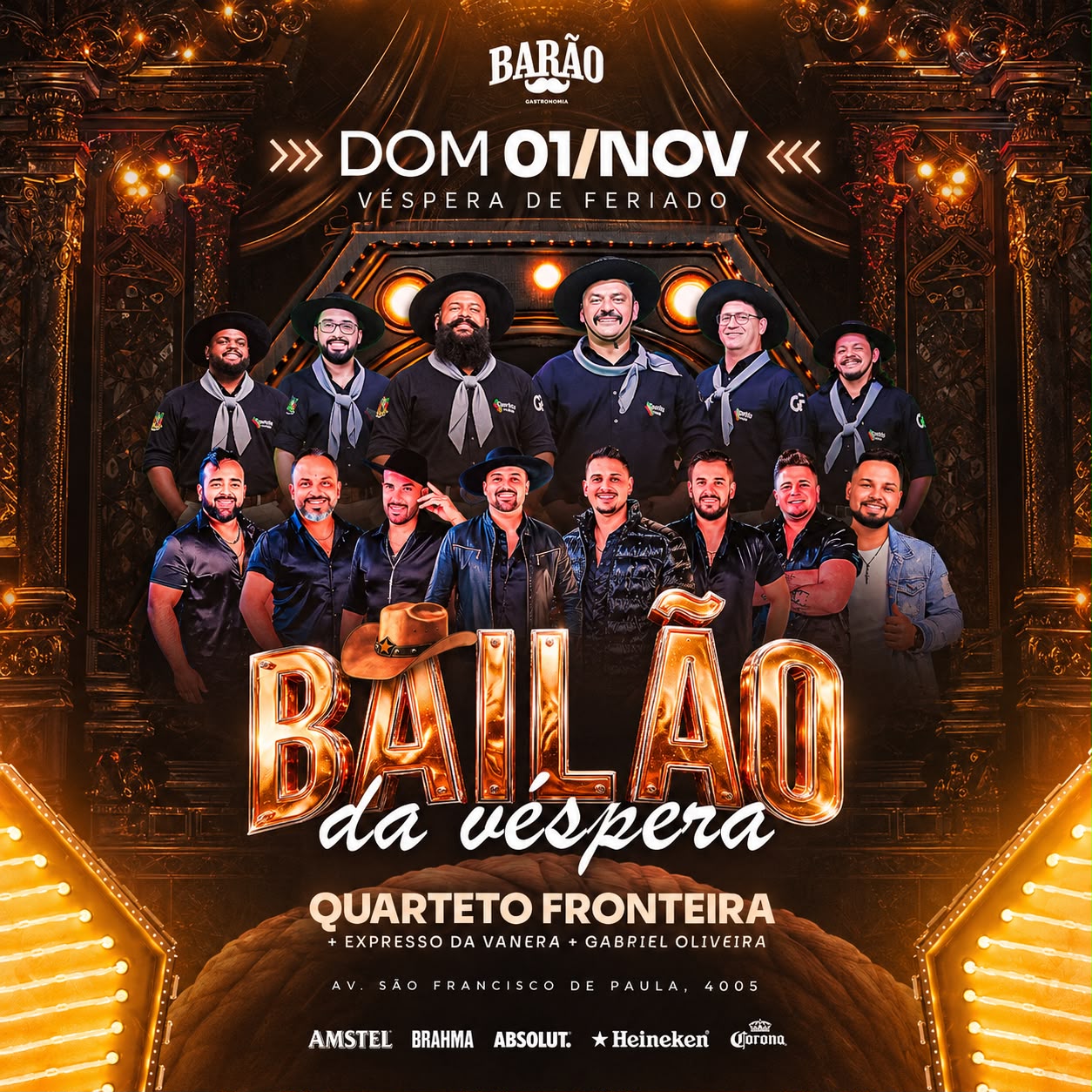 Capa de BAILÃO DA VÉSPERA NO BARÃO