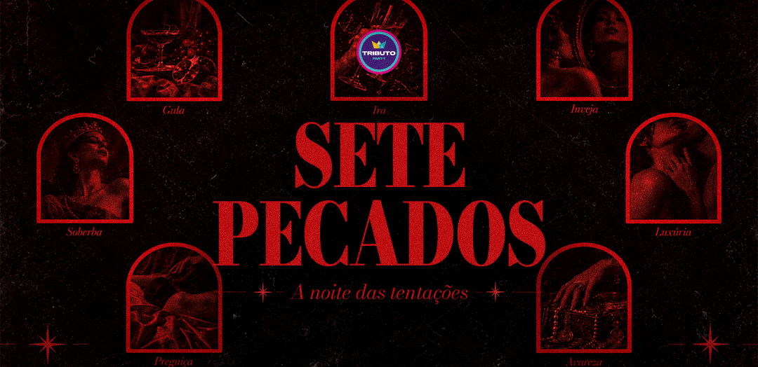 Capa de Sete Pecados - Sábado, 26/09 @TRIBUTOPARTY