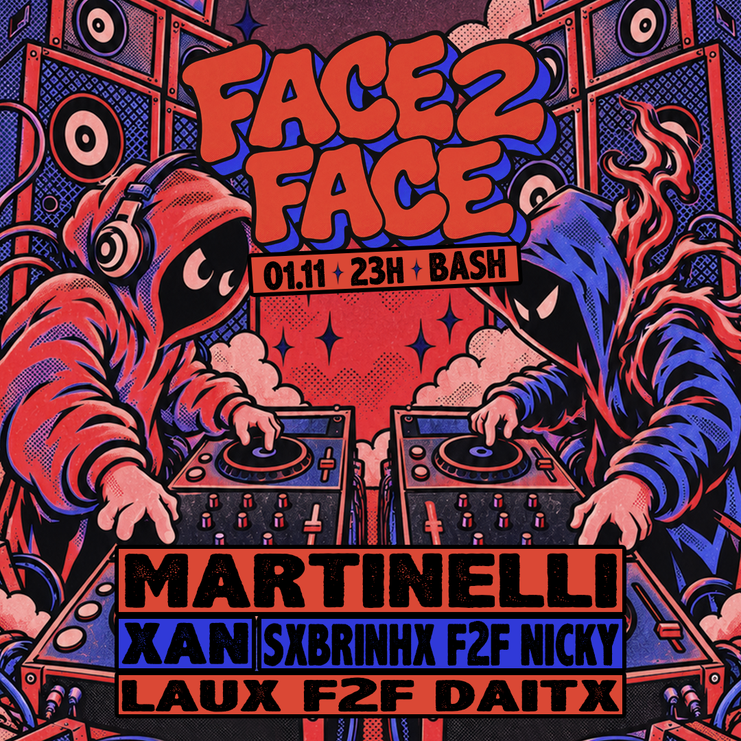 Capa de FACE TO FACE // MARTINELLI // BASH 01.11